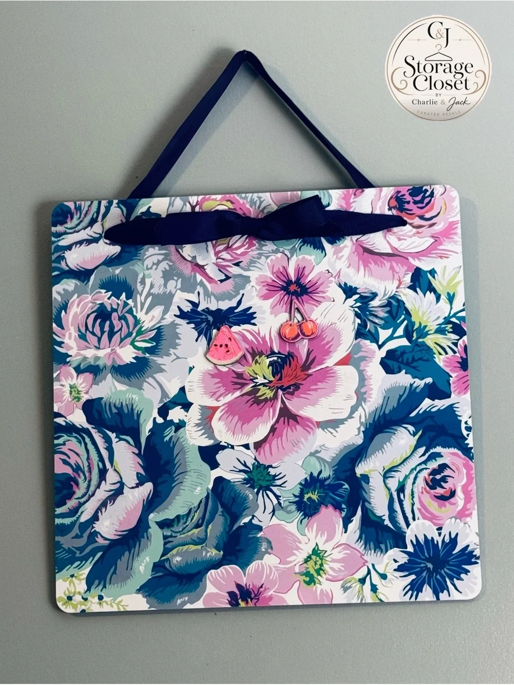 Vera Bradley Floral Hanging Magnetic Board